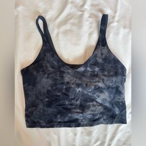 Lululemon Athletica Navy Tie-Dye Tank